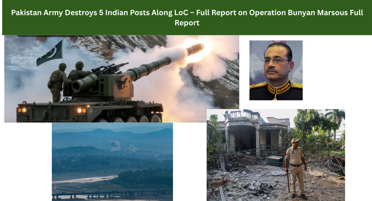 Pakistan Army Destroys 5 Indian Posts